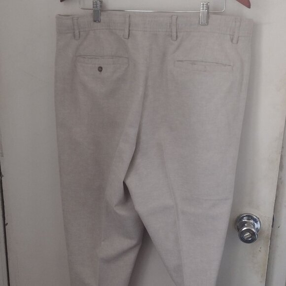 Old Navy Linen-Blend Suit, XL Blazer & Loose Taper Ankle Pants "A Stone's Throw" - Picture 4 of 9